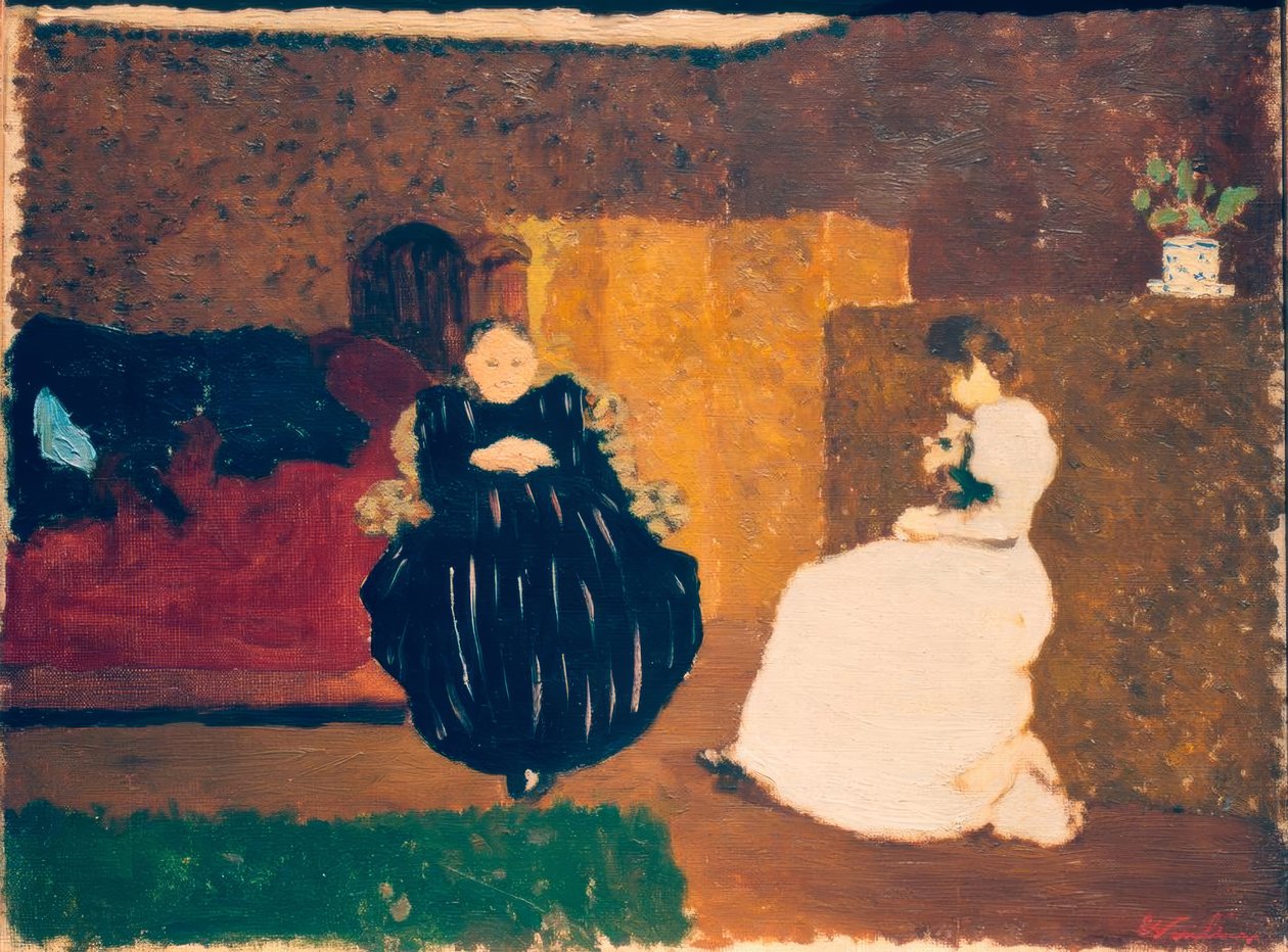 La chiacchierata da Edouard Vuillard