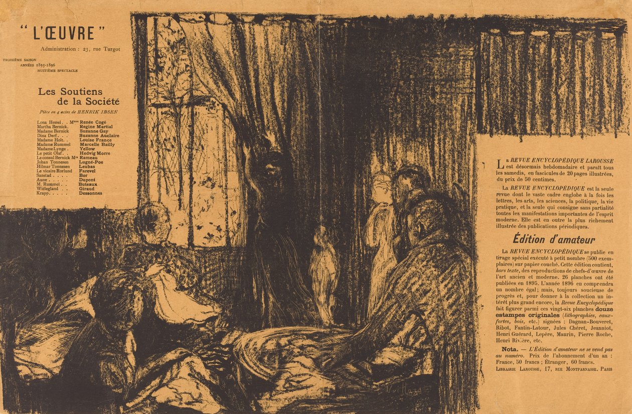 I sostegni della società da Edouard Vuillard
