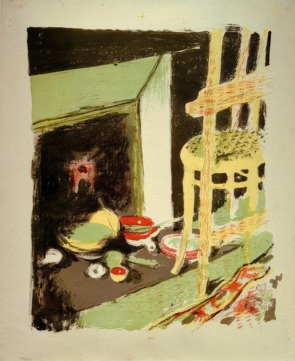 Il focolare da Edouard Vuillard