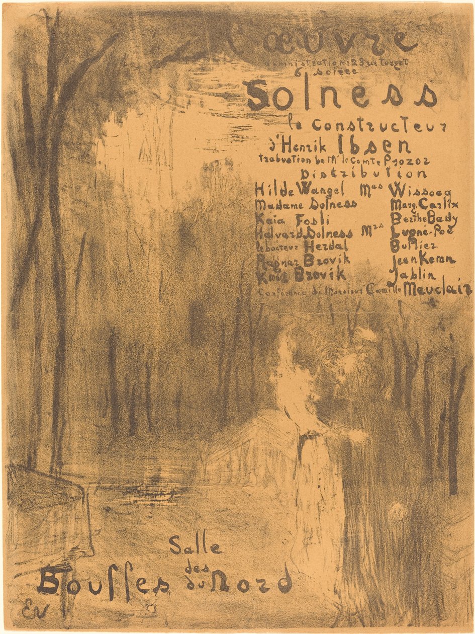 Solness il costruttore da Edouard Vuillard