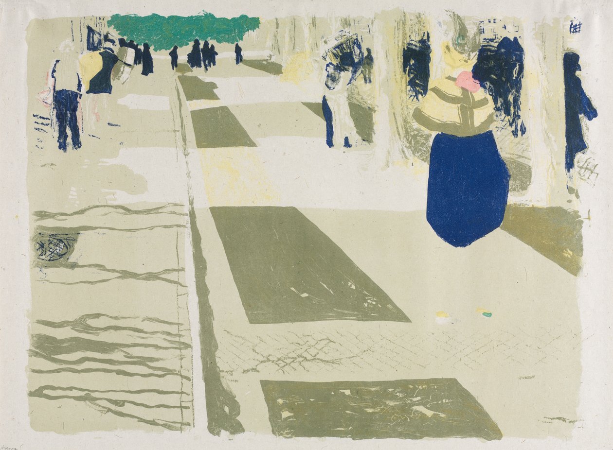 Il viale da Edouard Vuillard
