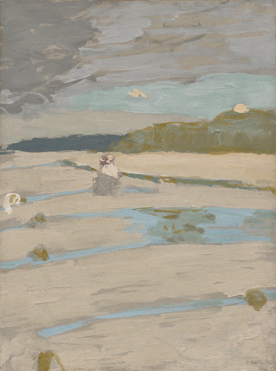 La spiaggia di Saint-Jacut da Edouard Vuillard