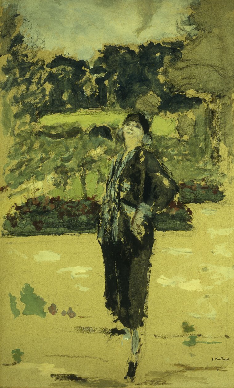 Il vestito nero, 1920 da Edouard Vuillard