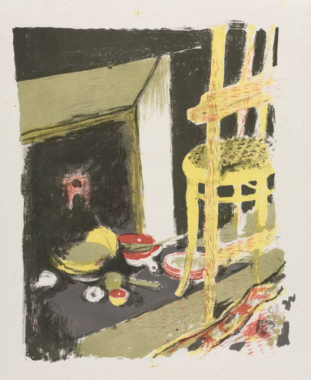 Il focolare da Edouard Vuillard
