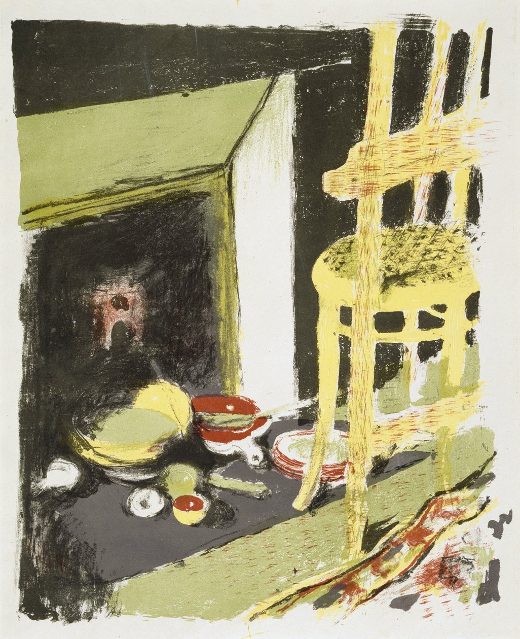 Il focolare da Edouard Vuillard