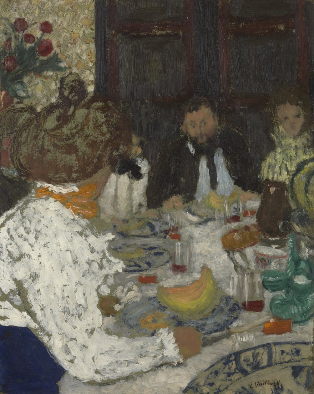 Il pranzo, c.1895 da Edouard Vuillard