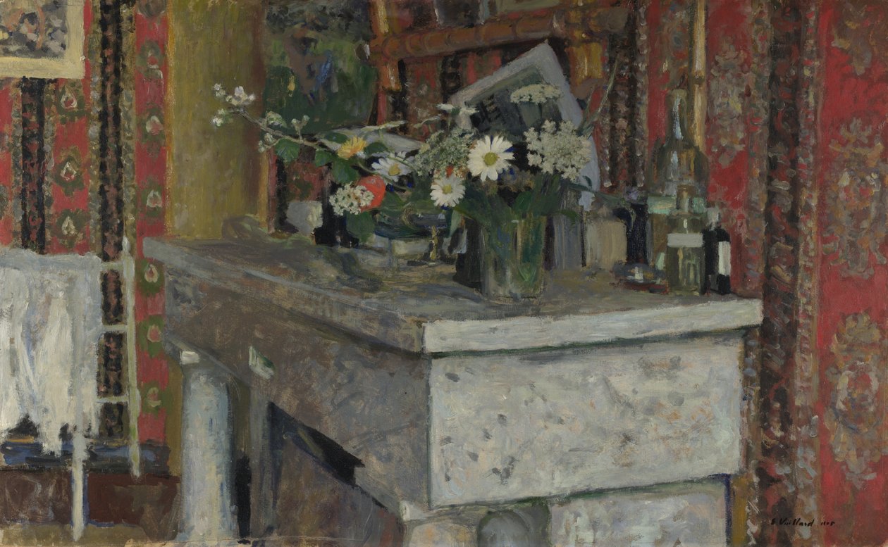 Il Camino La Cheminée da Edouard Vuillard