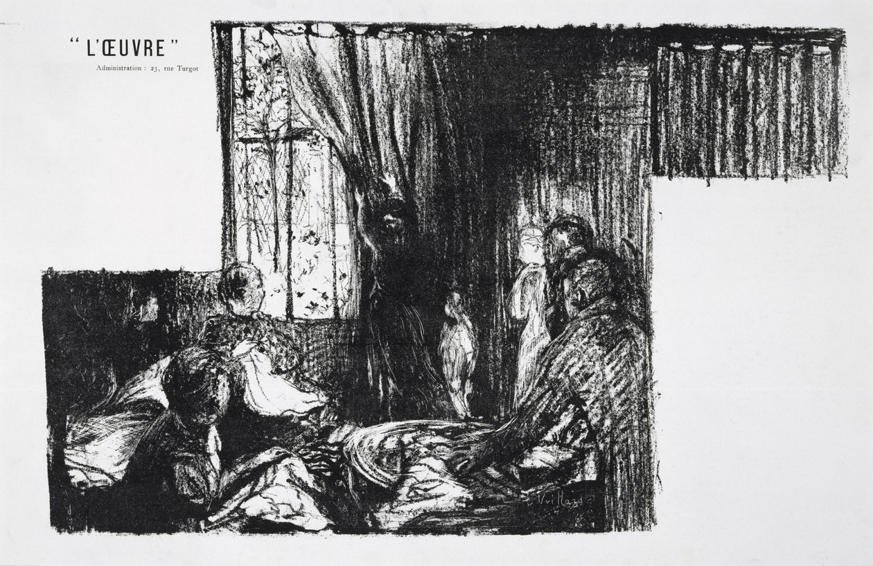 I pilastri della società, 1896 da Edouard Vuillard