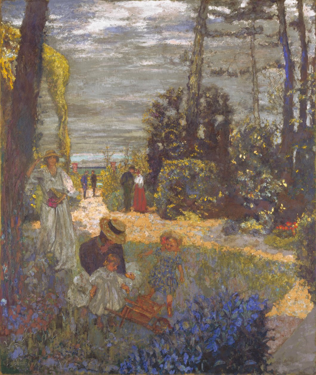 La terrazza a Vasouy, il giardino da Edouard Vuillard
