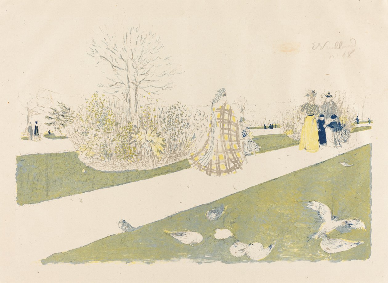 Il Giardino delle Tuileries da Edouard Vuillard
