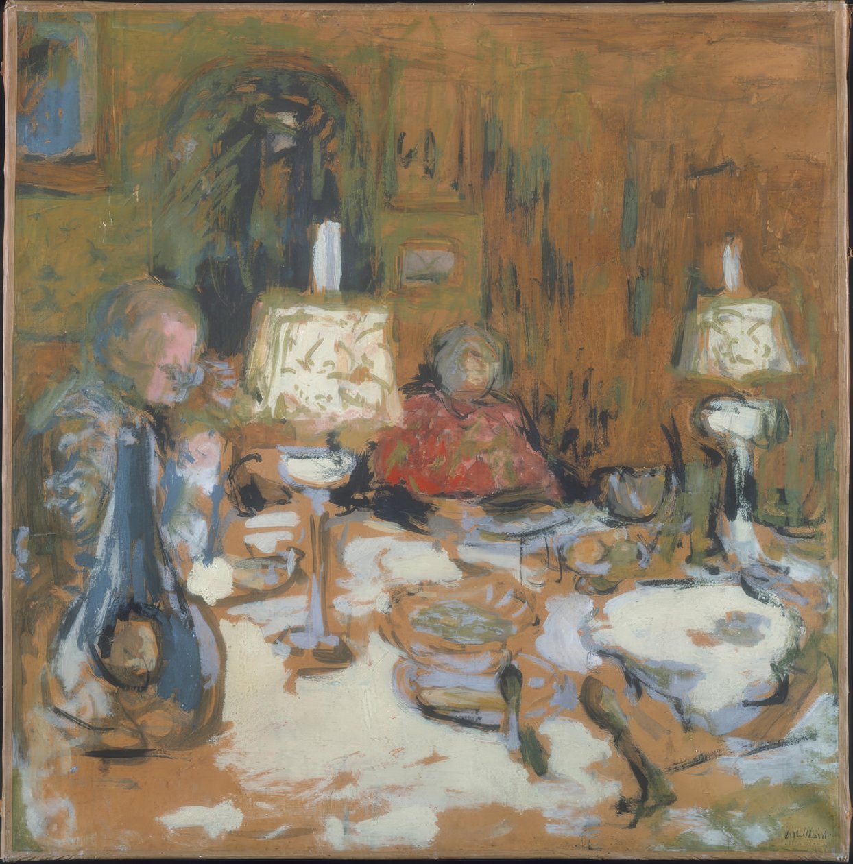 La cena, rue de Calais da Edouard Vuillard