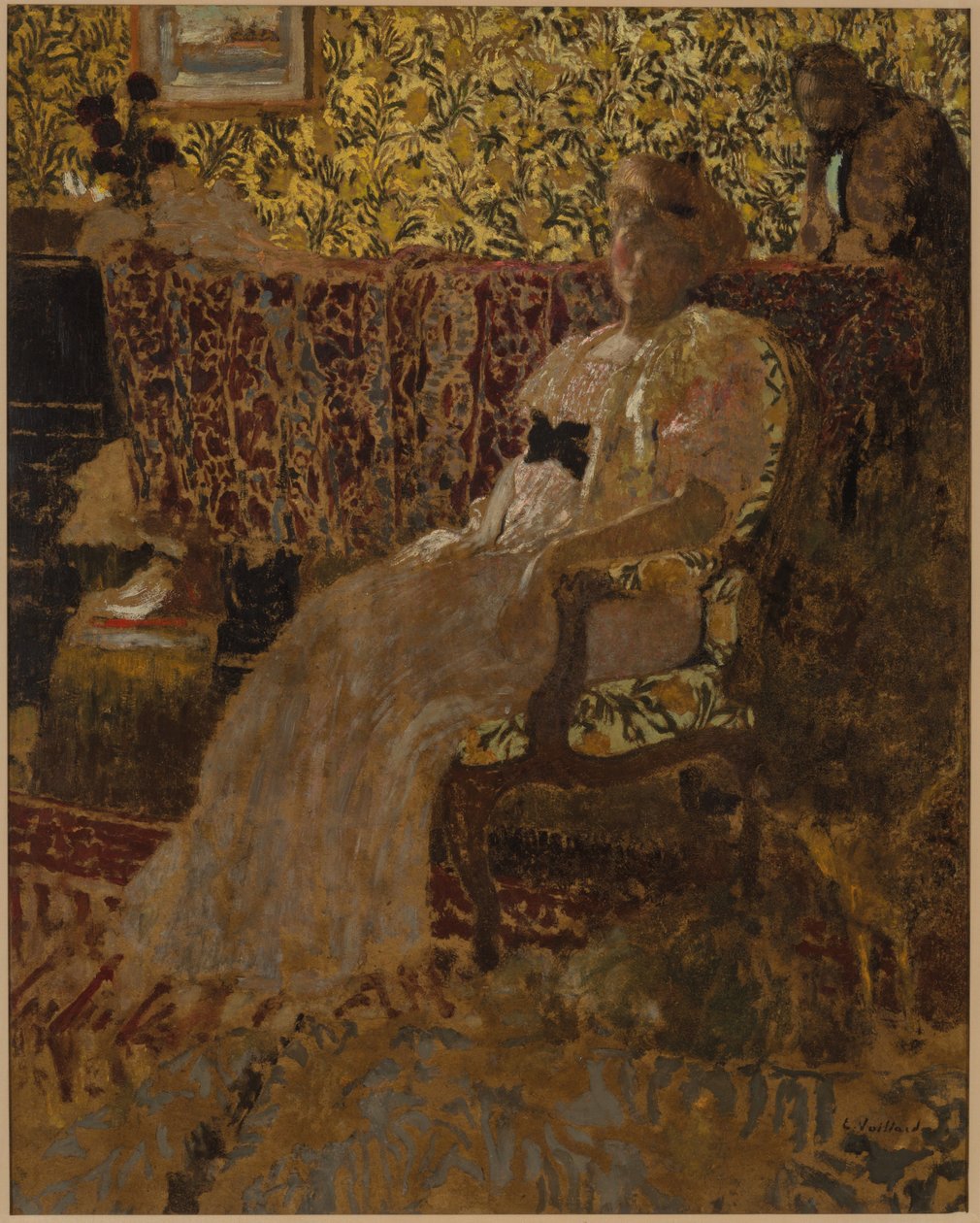 La donna sulla sedia da Edouard Vuillard