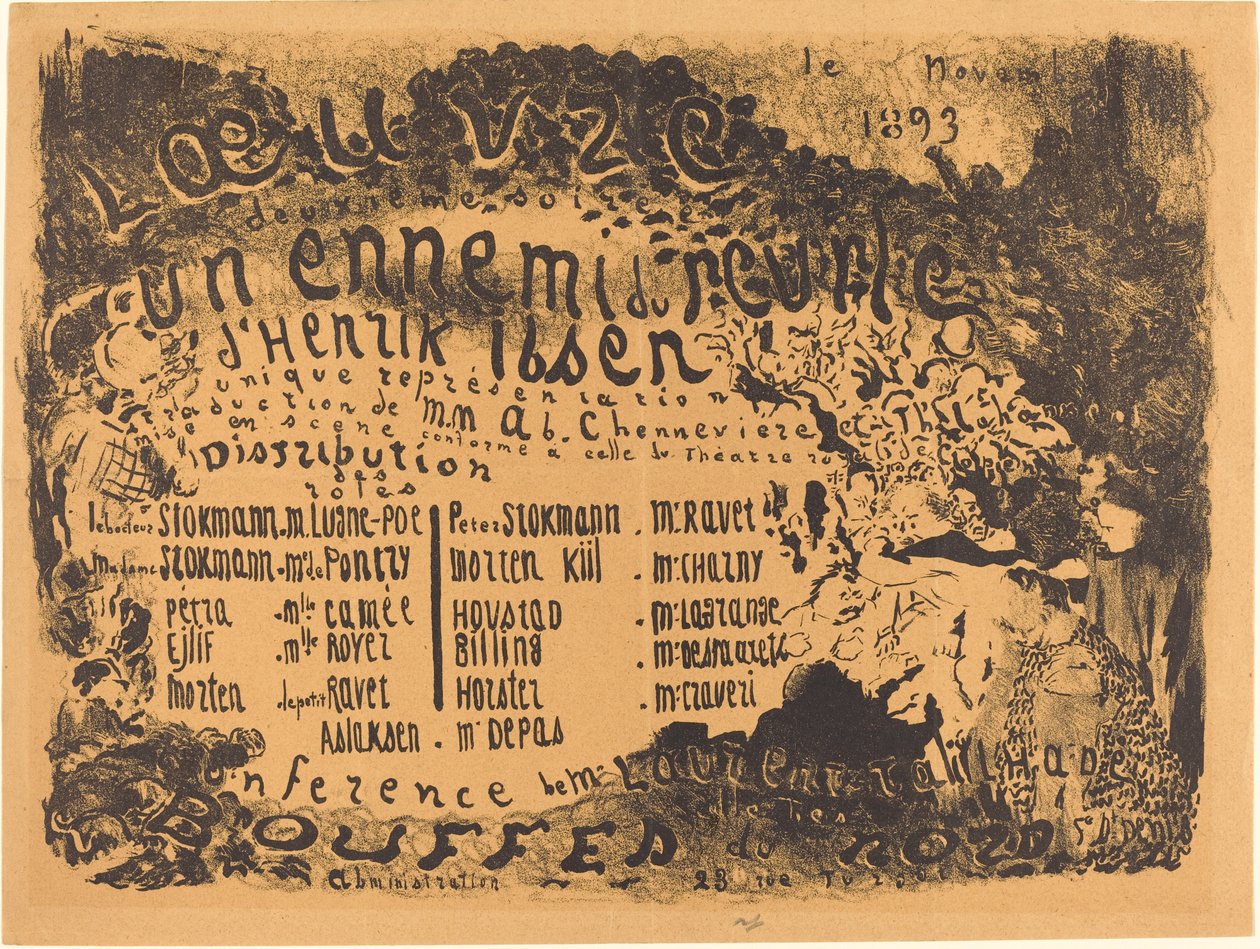 Un nemico del popolo da Edouard Vuillard