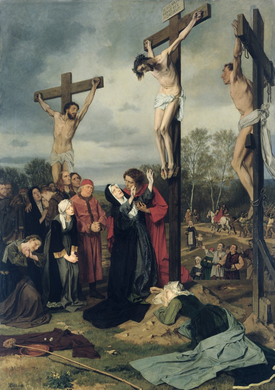 Crocifissione, 1873 da Eduard Karl Franz von Gebhardt