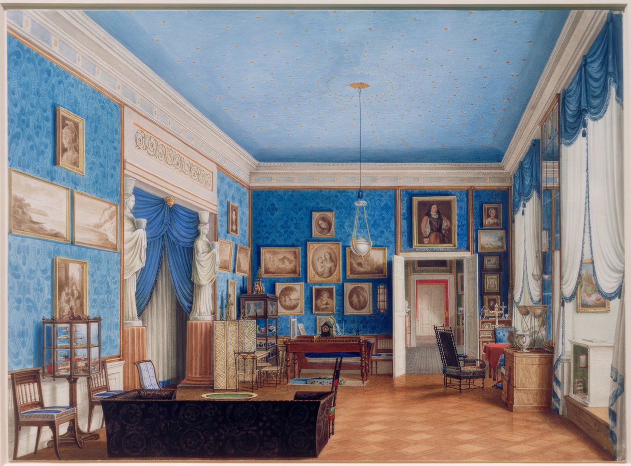 Castello di Berlino, camera da letto da Eduard Gärtner