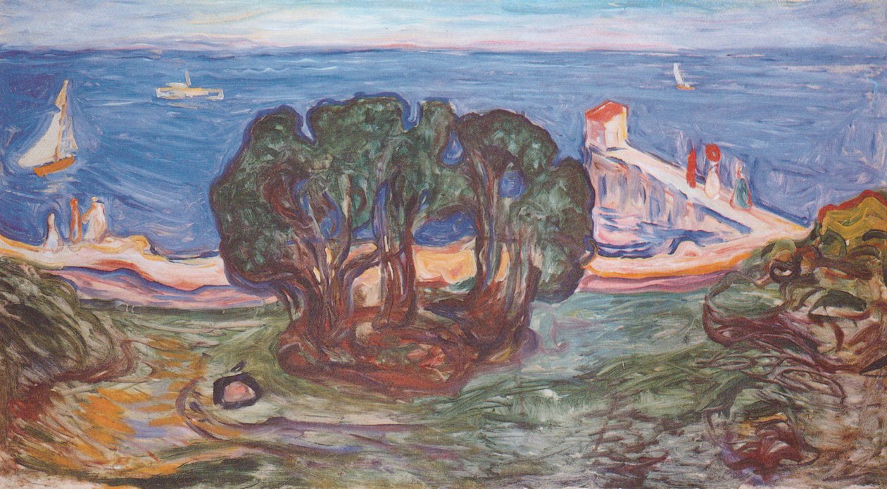 Alberi al mare da Edvard Munch