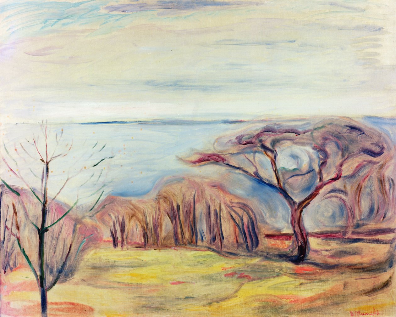 Paesaggio, 1905 da Edvard Munch