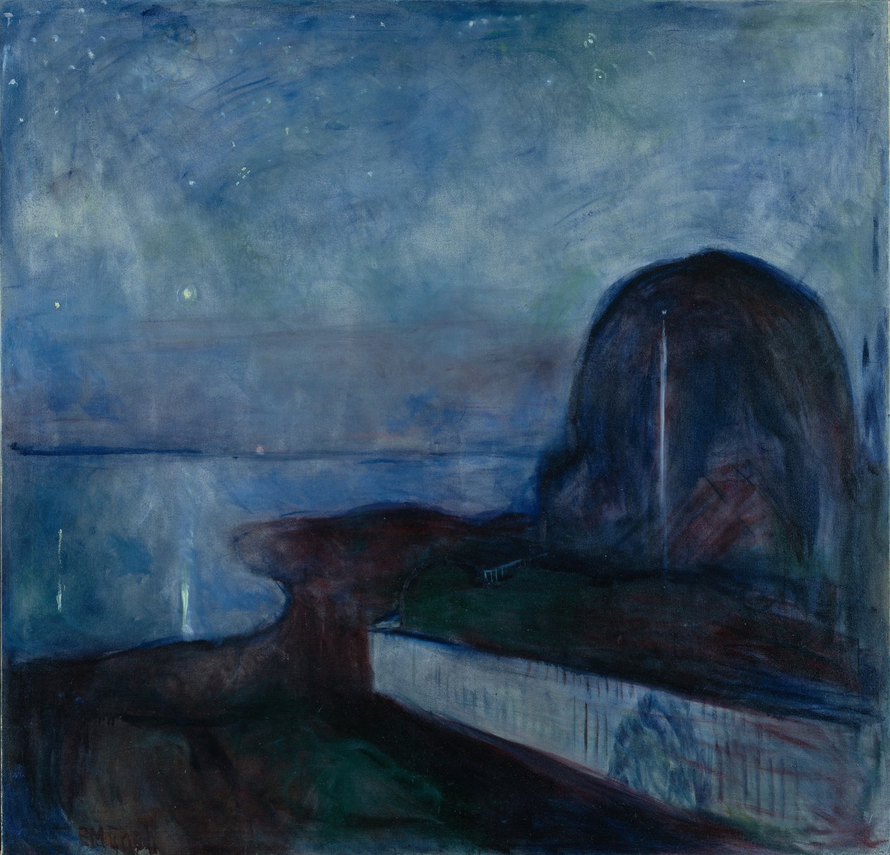 Notte stellata da Edvard Munch