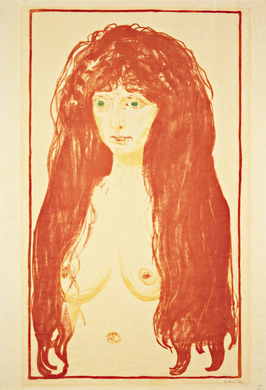 Il peccato (Nudo) da Edvard Munch