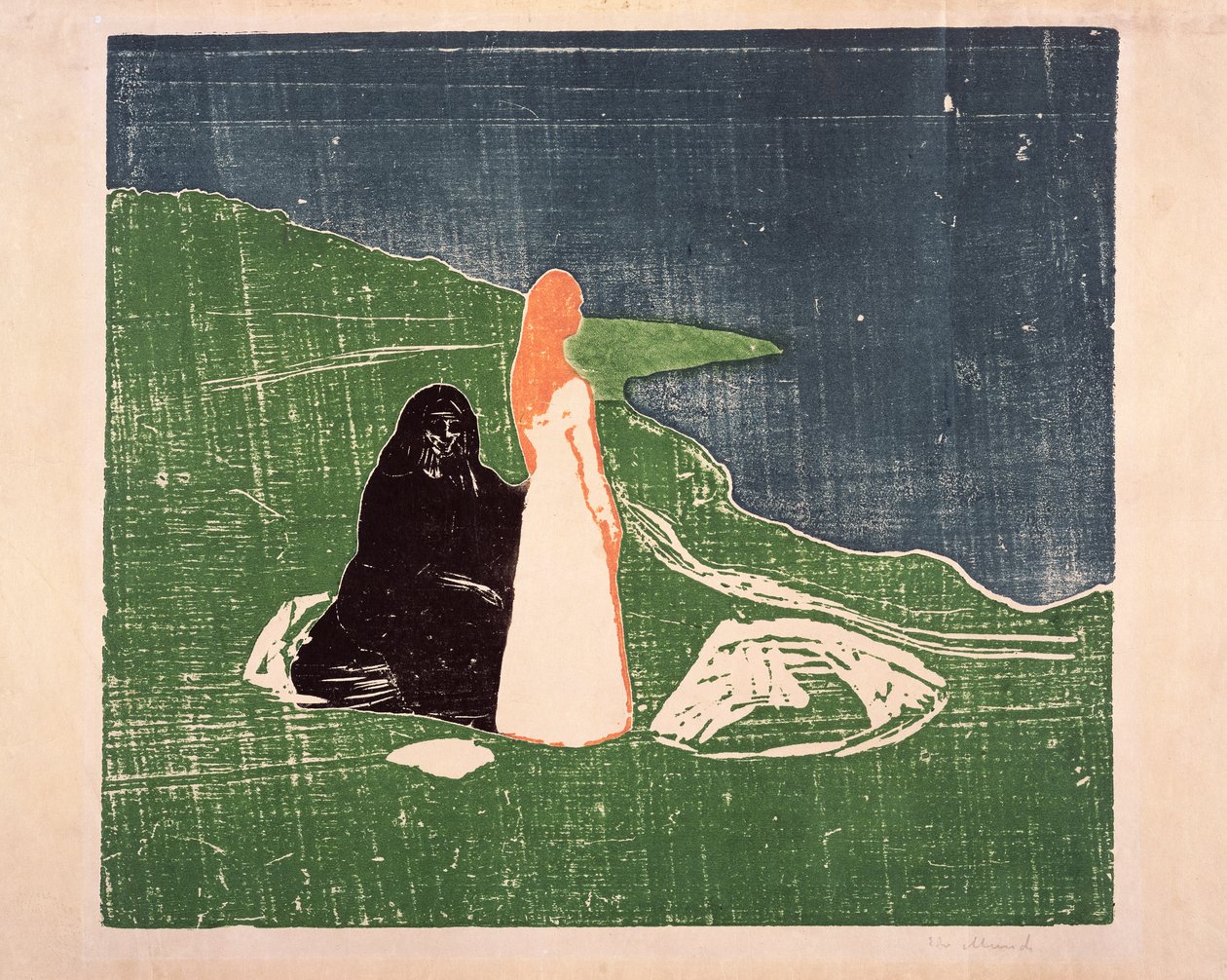 Due donne sulla riva, 1898 da Edvard Munch