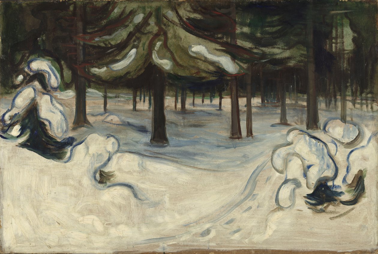 Inverno da Edvard Munch