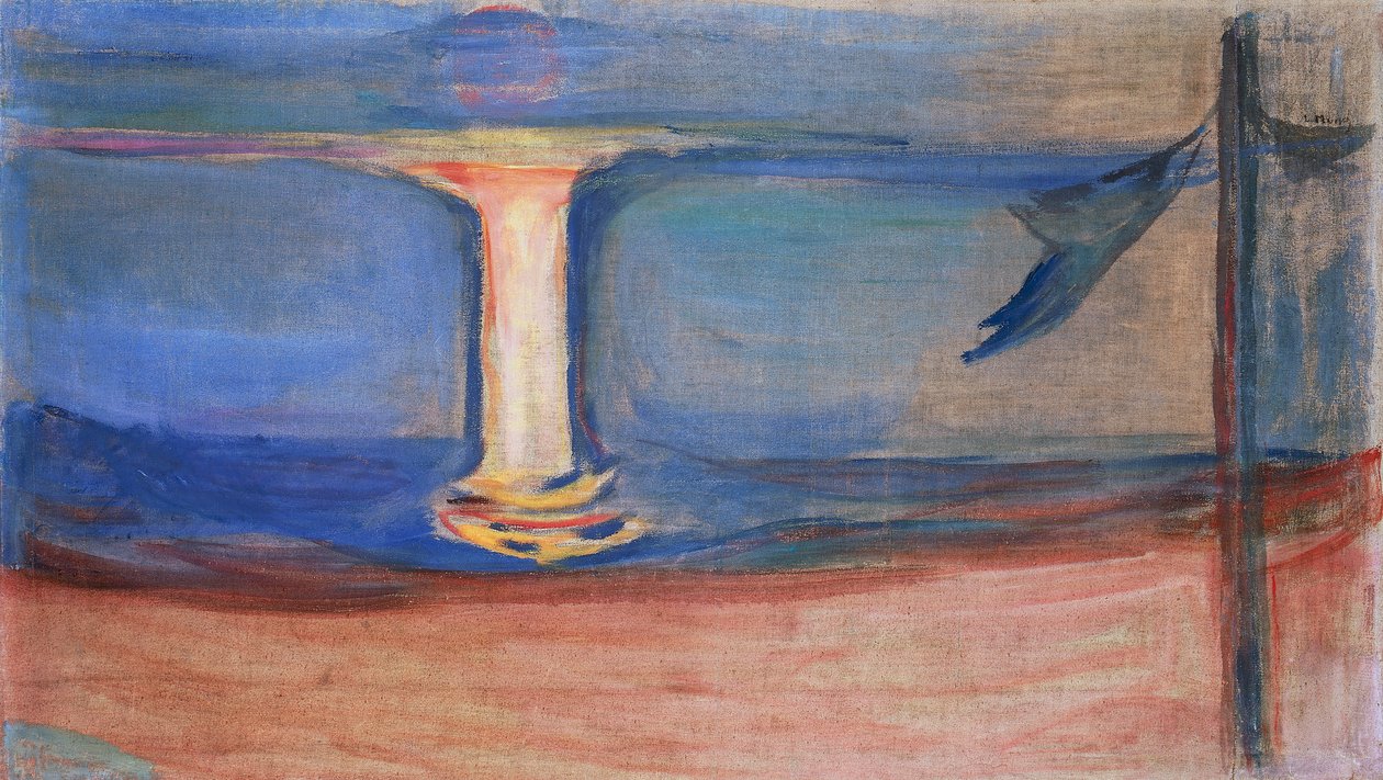 Aasgaardstrand, spiaggia di Aasgaardstrand da Edvard Munch