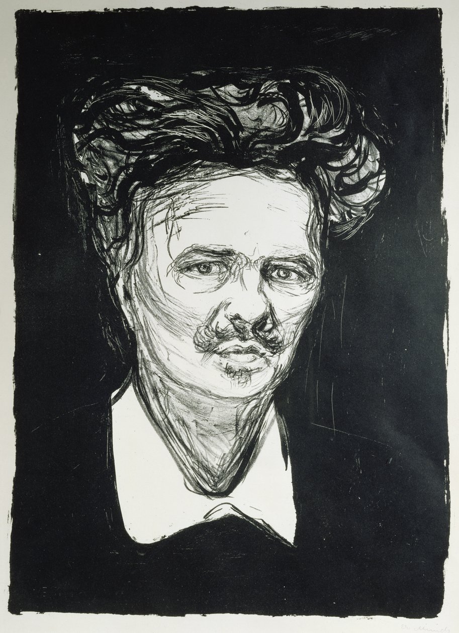 August Strindberg da Edvard Munch