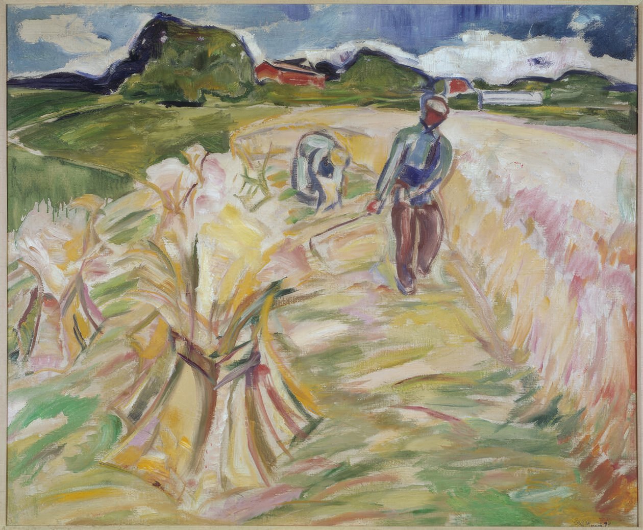 Il campo di grano da Edvard Munch