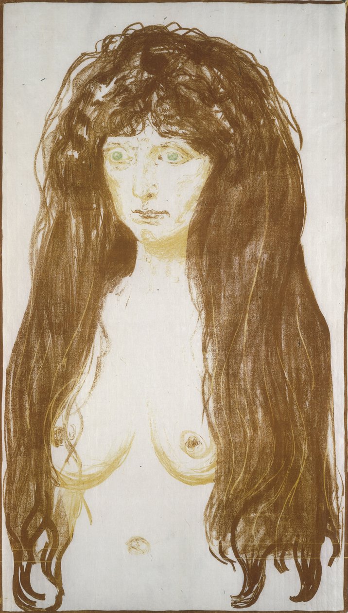 Nudo femminile, Il peccato da Edvard Munch