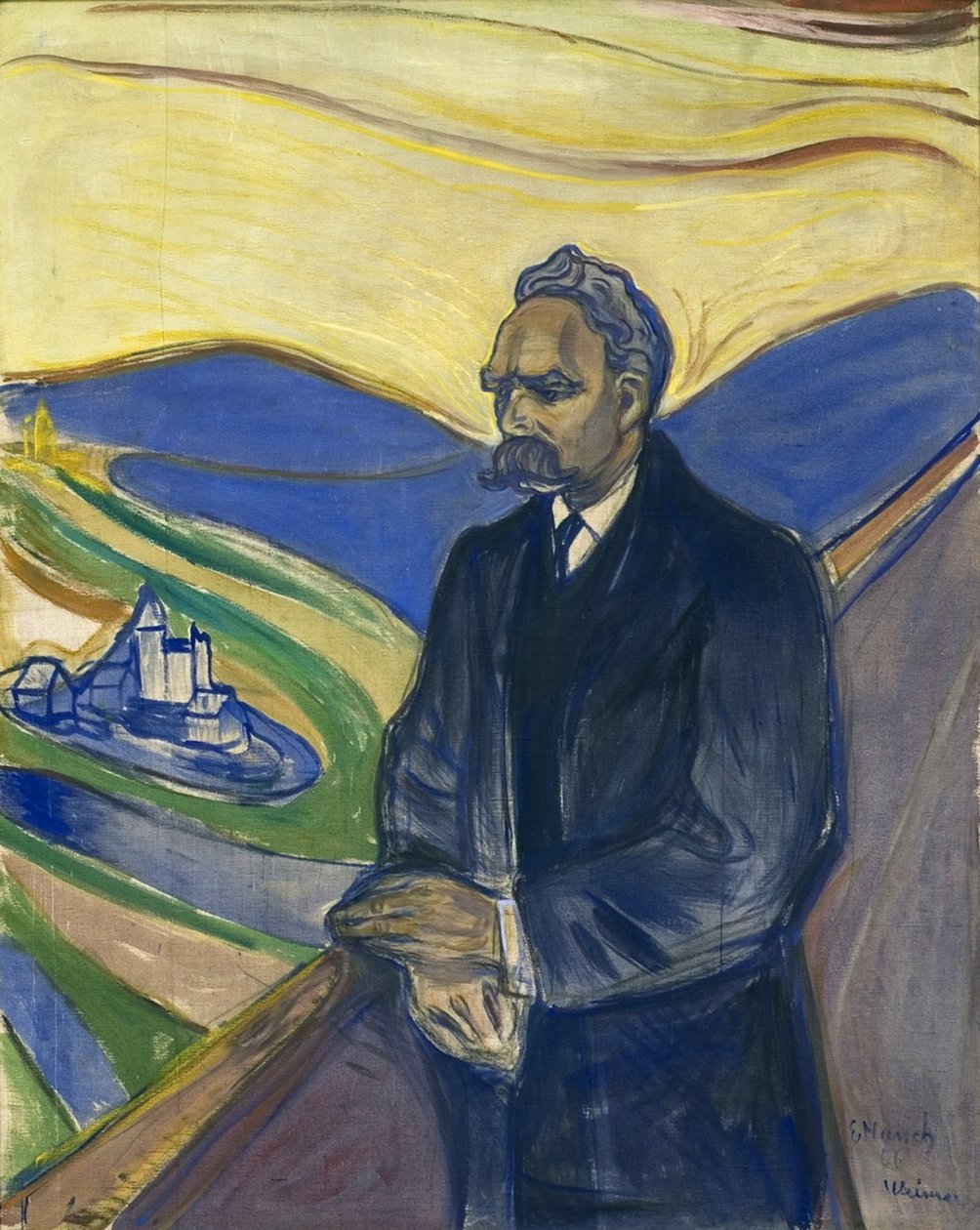 Friedrich Nietzsche da Edvard Munch
