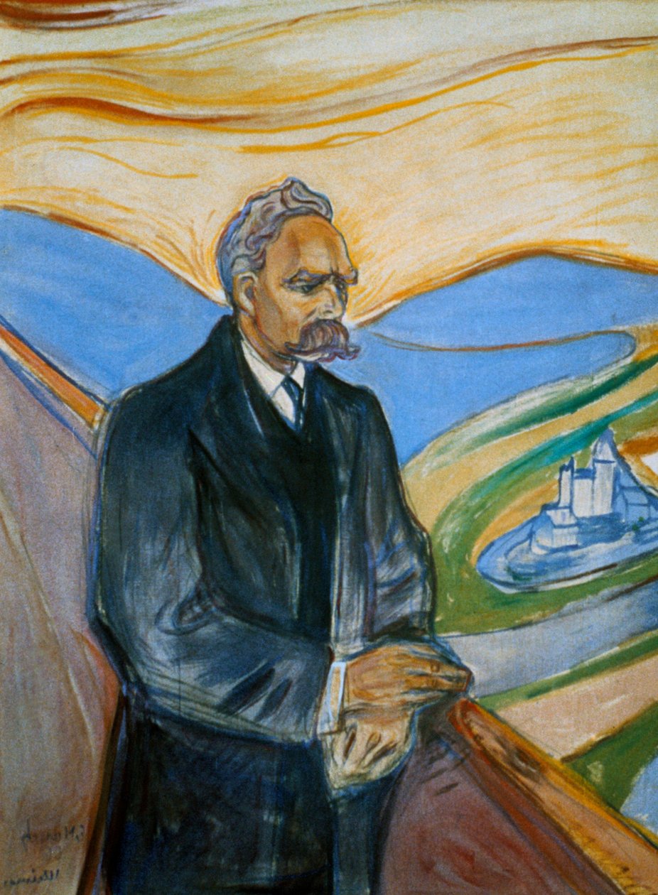 Friedrich Nietzsche, 1906 da Edvard Munch
