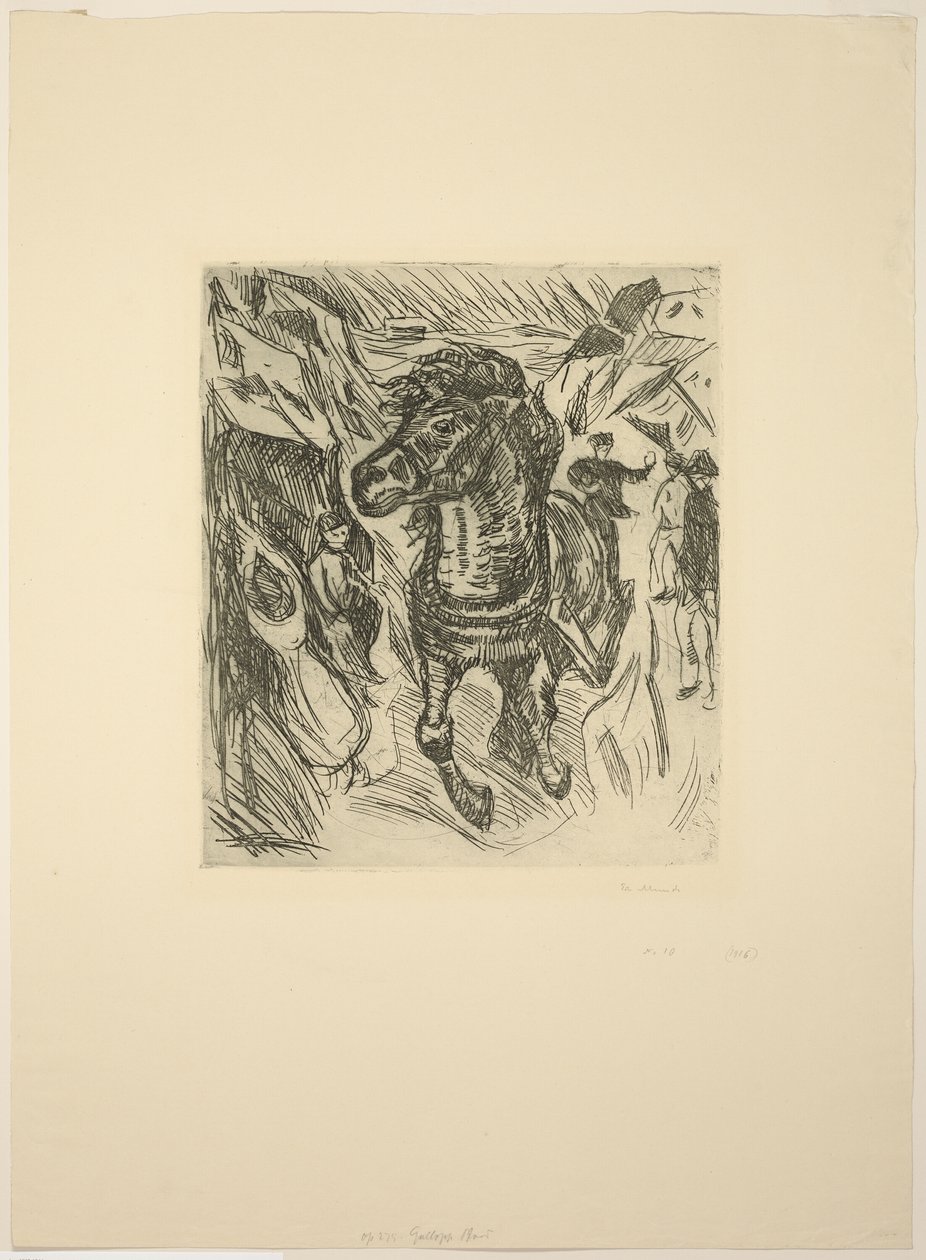 Cavallo al Galoppo da Edvard Munch