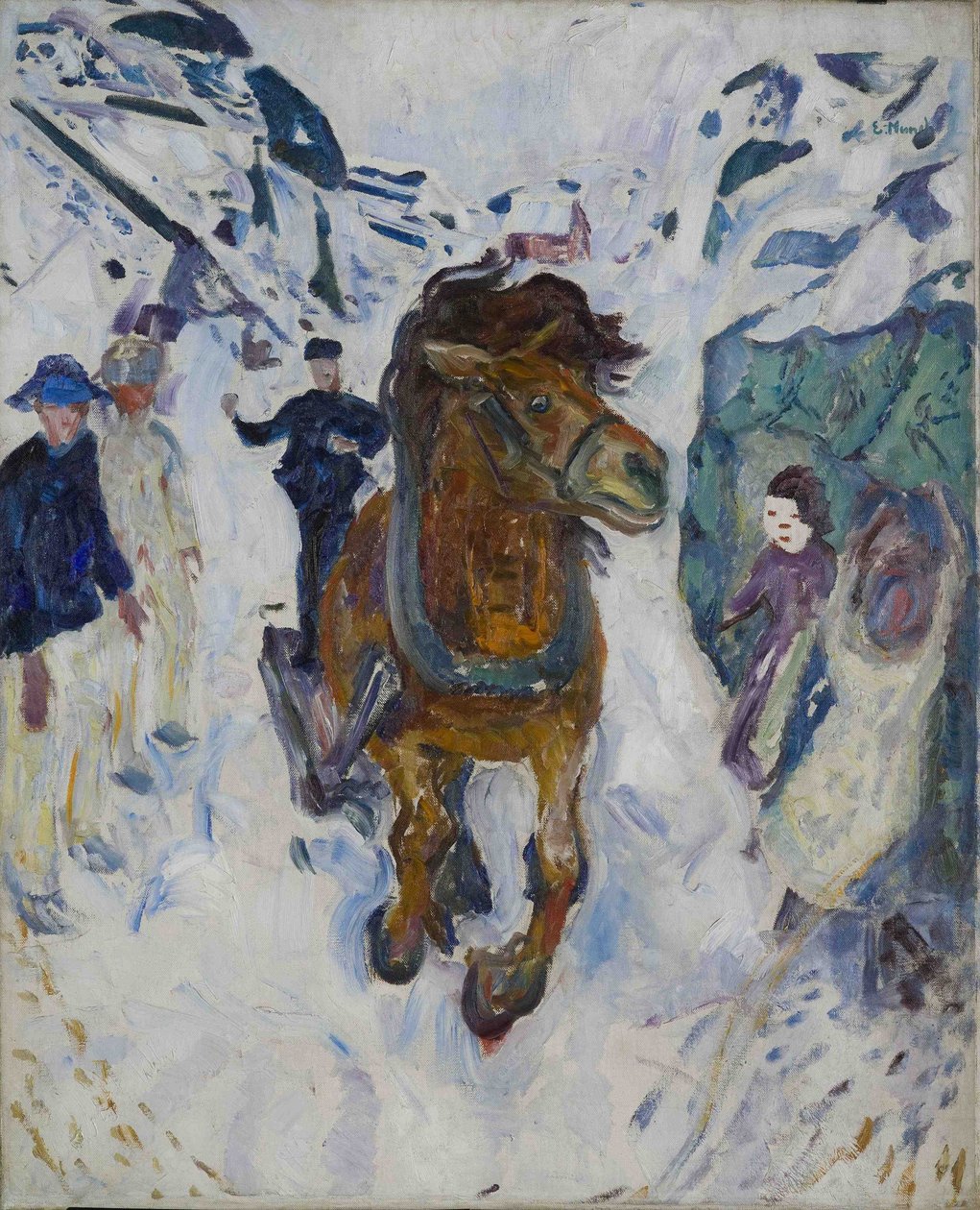 Cavallo al galoppo da Edvard Munch