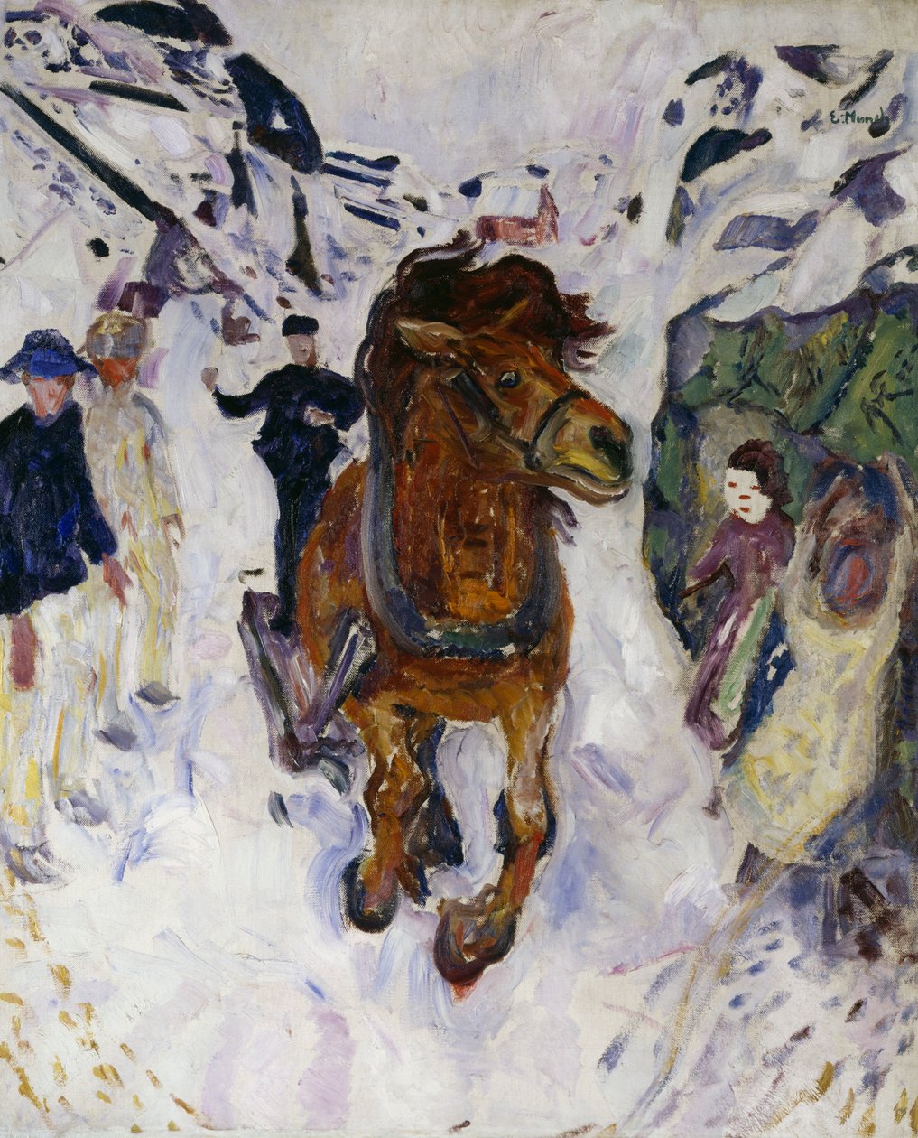 Cavallo al galoppo da Edvard Munch
