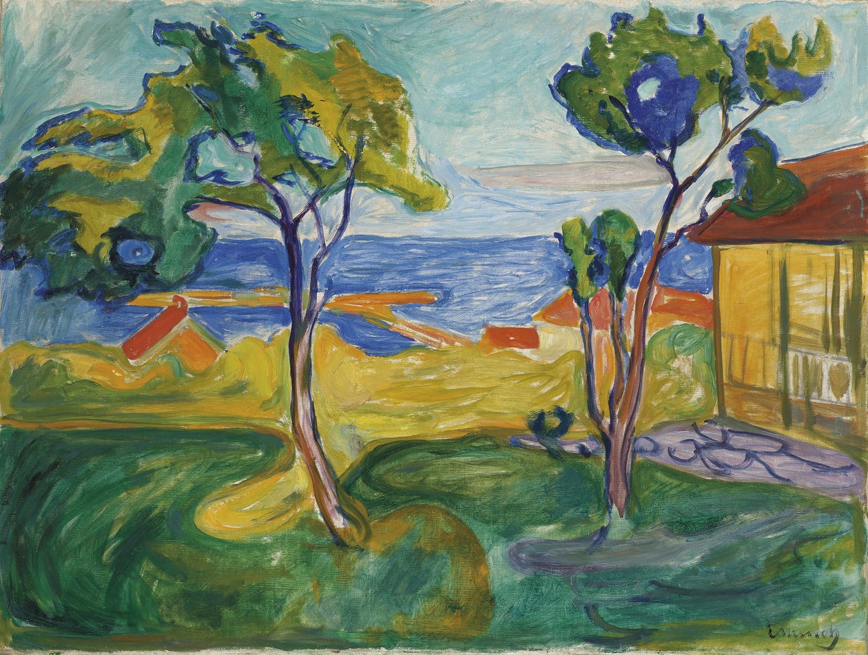 Hagen i Asgardstrand, 1904-1905 da Edvard Munch