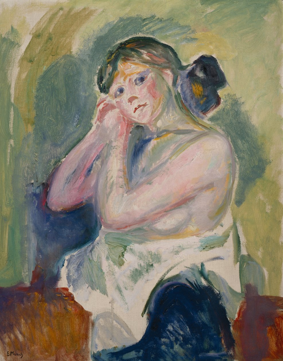 Mezzo nudo da Edvard Munch
