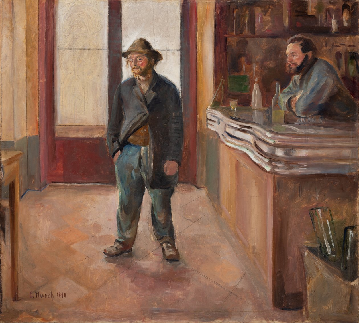 Nella taverna da Edvard Munch