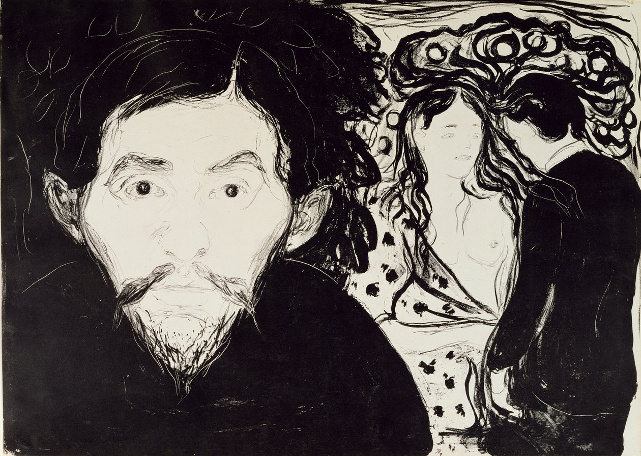 Gelosia, 1896 da Edvard Munch