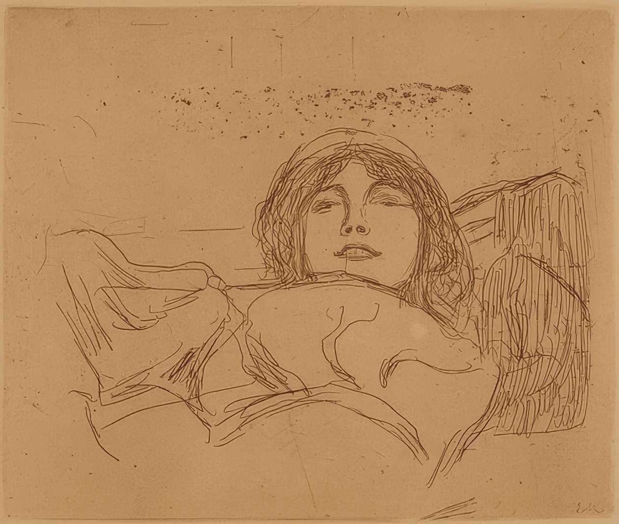 Giovane donna da Edvard Munch