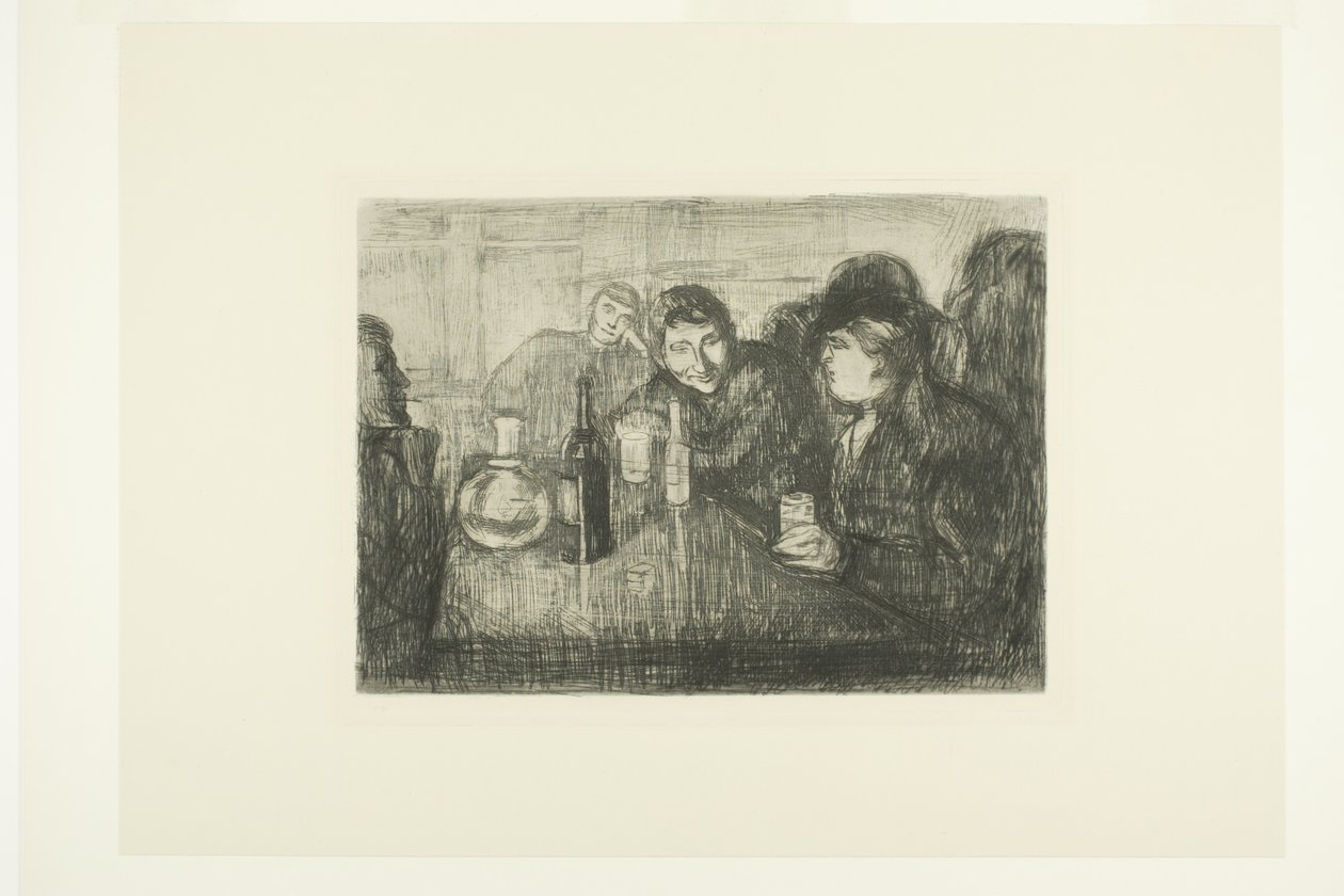 Bohemi di Kristiania I da Edvard Munch