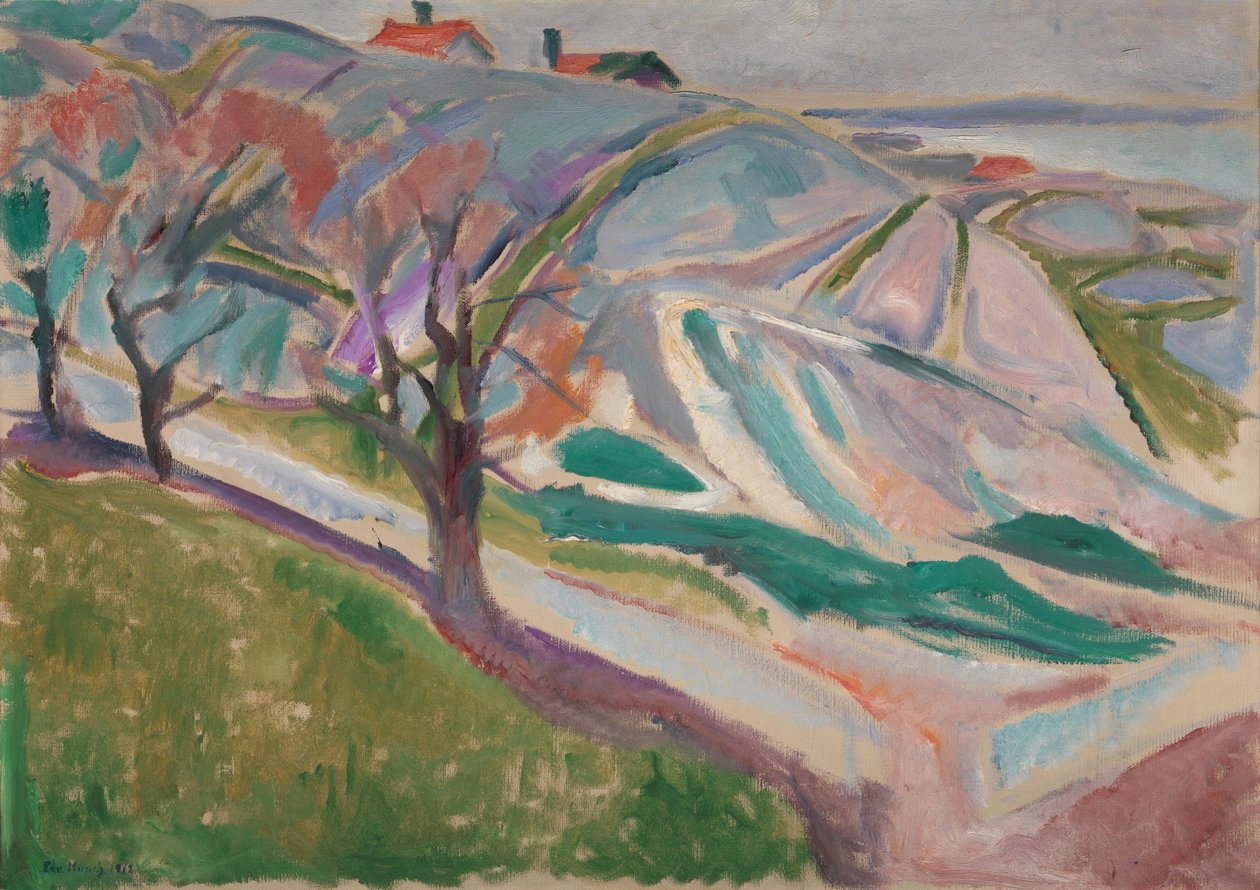 Paesaggio, Kragero, 1912 da Edvard Munch