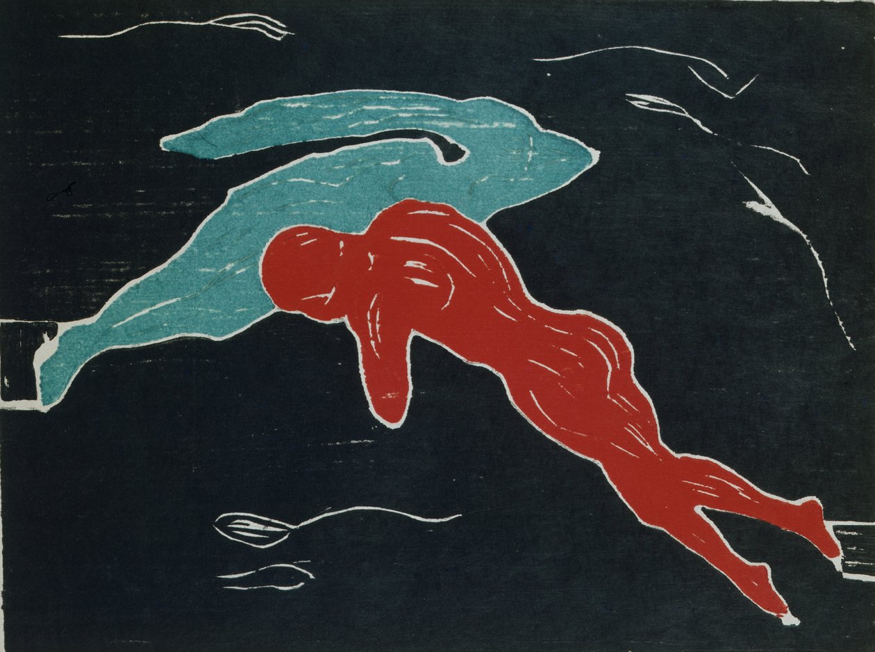 Incontro nello spazio da Edvard Munch