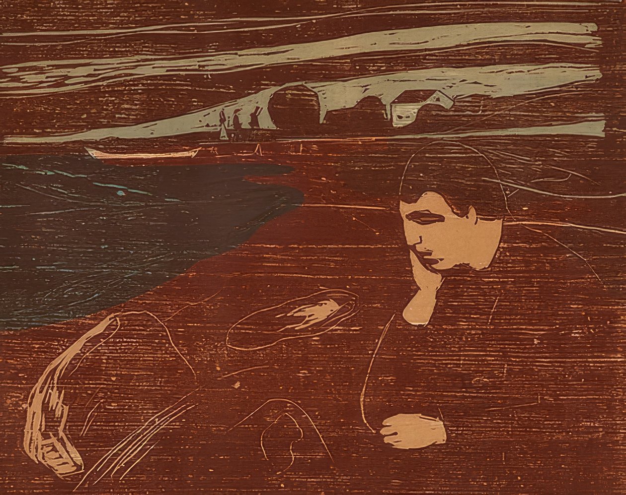 Melancholia III da Edvard Munch