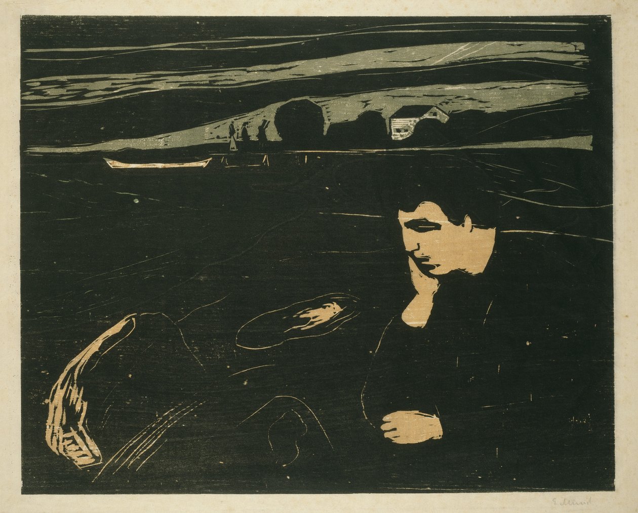Malinconia III, 1902 da Edvard Munch