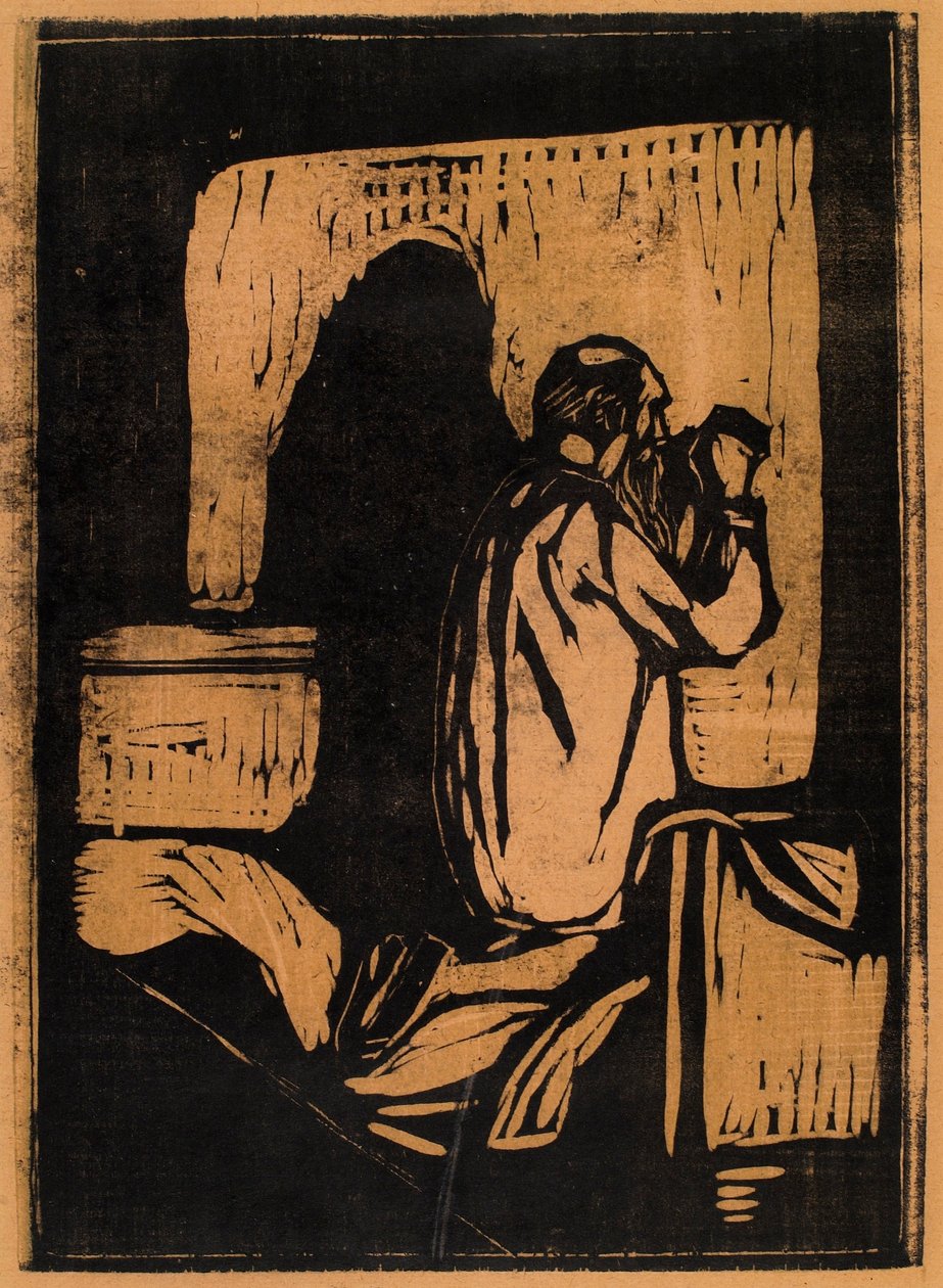 Vecchio che Prega da Edvard Munch