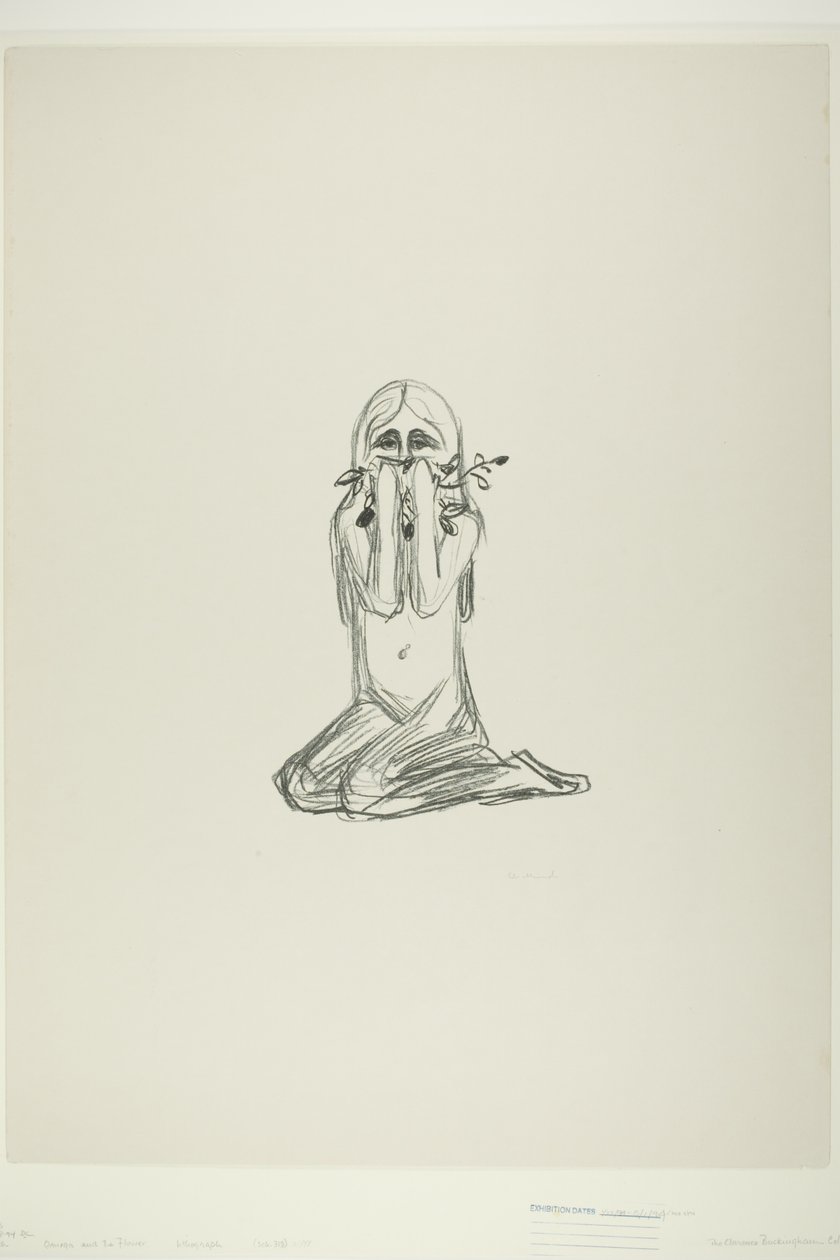 Omega e il fiore da Edvard Munch