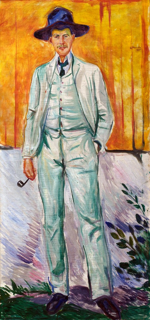 Ritratto del Pittore Ludvig Karsten da Edvard Munch