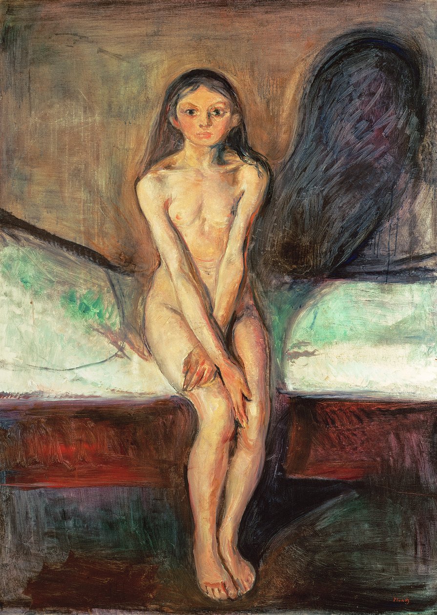 Pubertà da Edvard Munch
