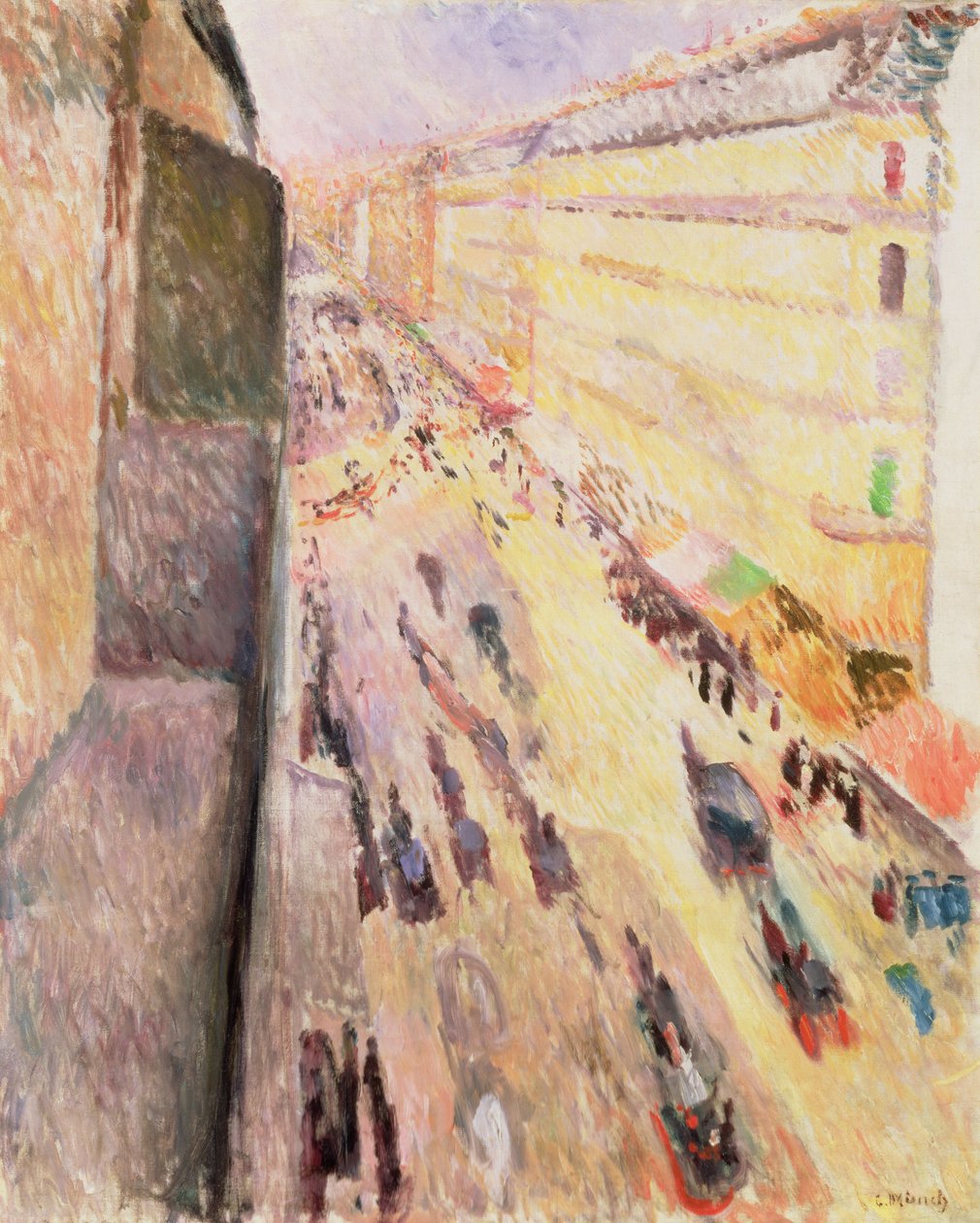 Rue de Rivoli, 1891 da Edvard Munch