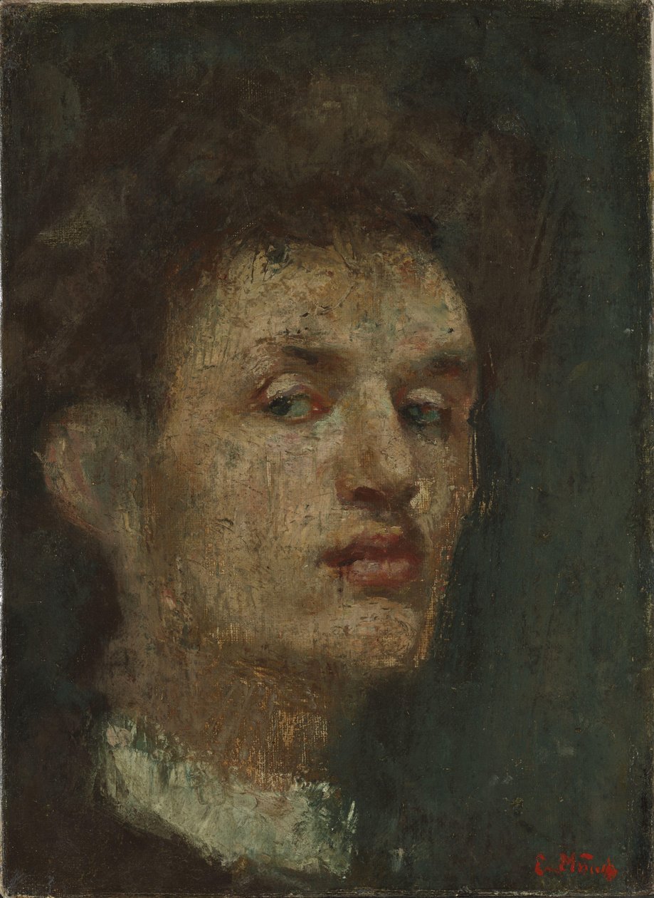 Autoritratto da Edvard Munch